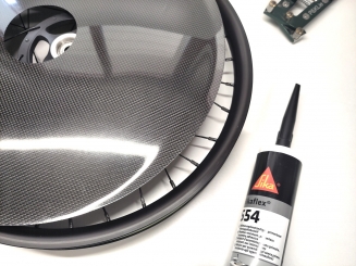 Montage Carbonradscheibe 