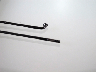 Pillar PDB1417 j-bent, silber 156 mm