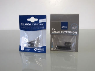 Schwalbe Ventilverlängerung 17 und 30mm schwarz 