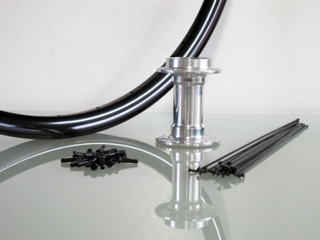 Hinterrad für Velomobile mit Einarmschwinge 