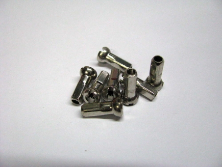 SAPIM Polyax 14G  Messingnippel, silber 