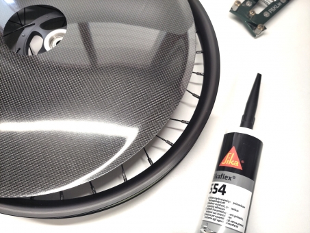 Montage Carbonradscheibe 