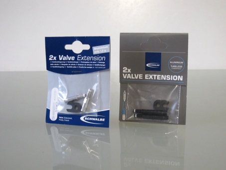 Schwalbe Ventilverlängerung 17 und 30mm schwarz 